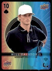 2022 UD Goodwin Champions Playing Cards 10 SPADES Will Zalatoris - Golf